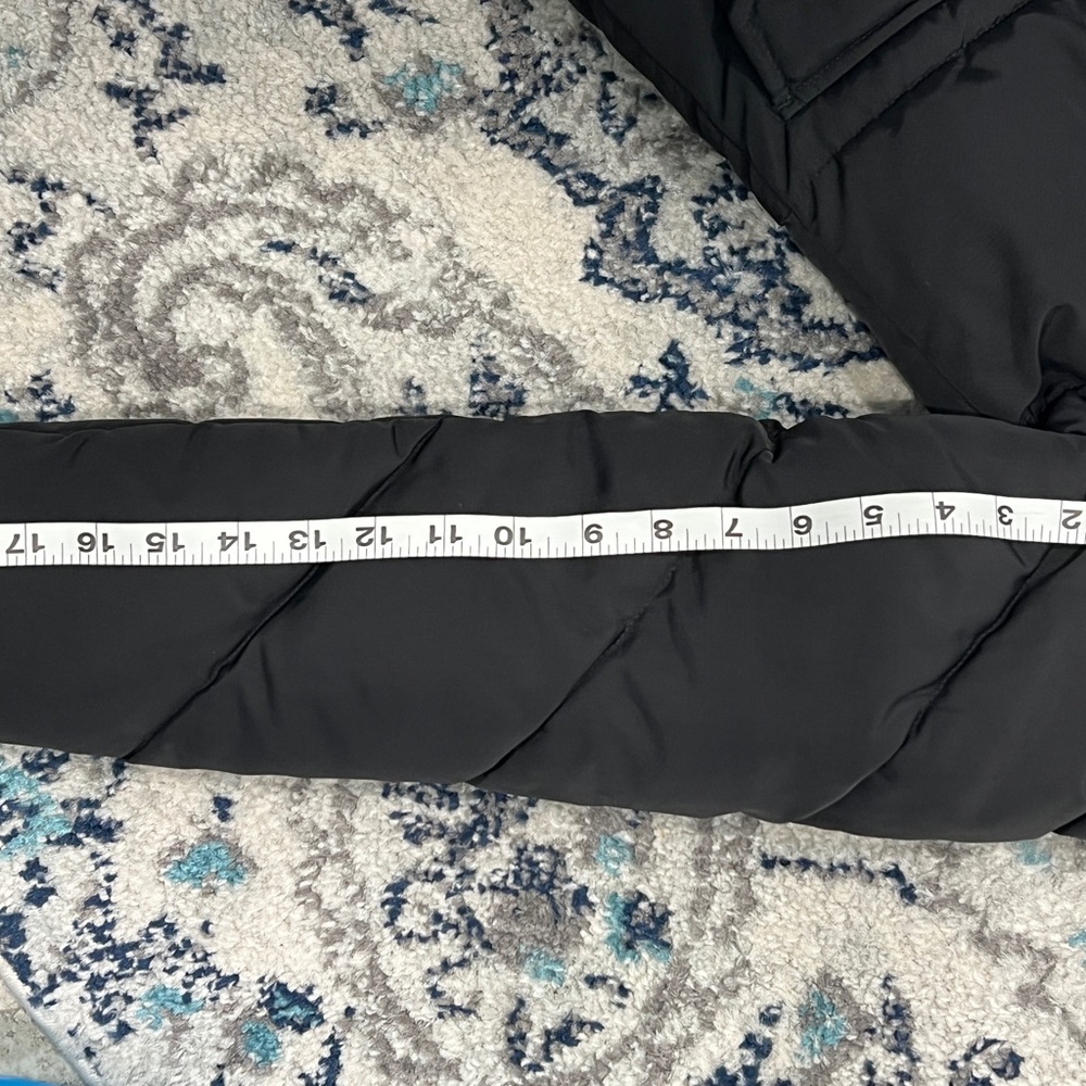 Lucky Brand Hooded Utility Pocket Zip Puffer Jacket in Black - Picture 9 of 9